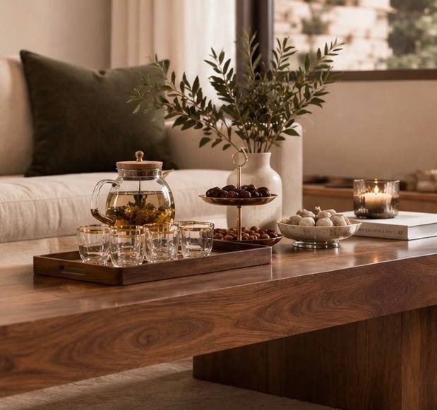 Coffee Table Setup
